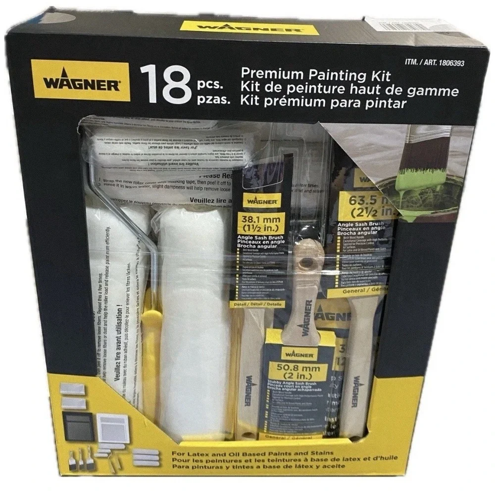 Wagner 18-piece Paint‎ Set . Brand New